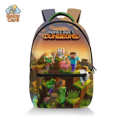 Cartable Minecraft Imprimé Intégral - photo 8