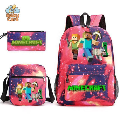 Cartable Minecraft Coloré Haute Qualité - photo 17