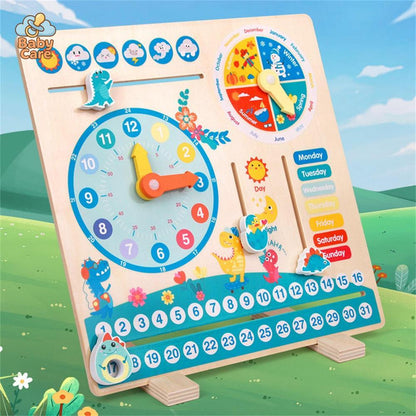 HorloJeu - Horloge d'Apprentissage Polyvalente pour Enfants - vue de profil