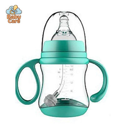 Biberon anti colique avec poignées - photo lifestyle