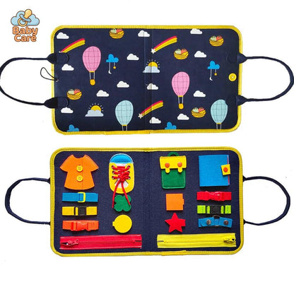 Planche d’activité jouet éducatif Montessori - photo lifestyle