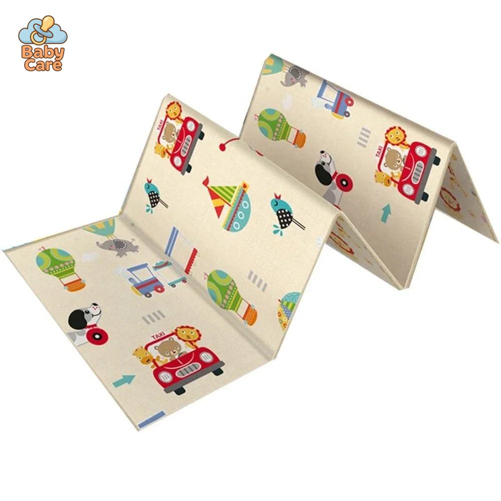 Tapis de Jeu pour Enfant Bebe – 180x100x1cm – Tapis de Sol Pliable - zoom sur la matière