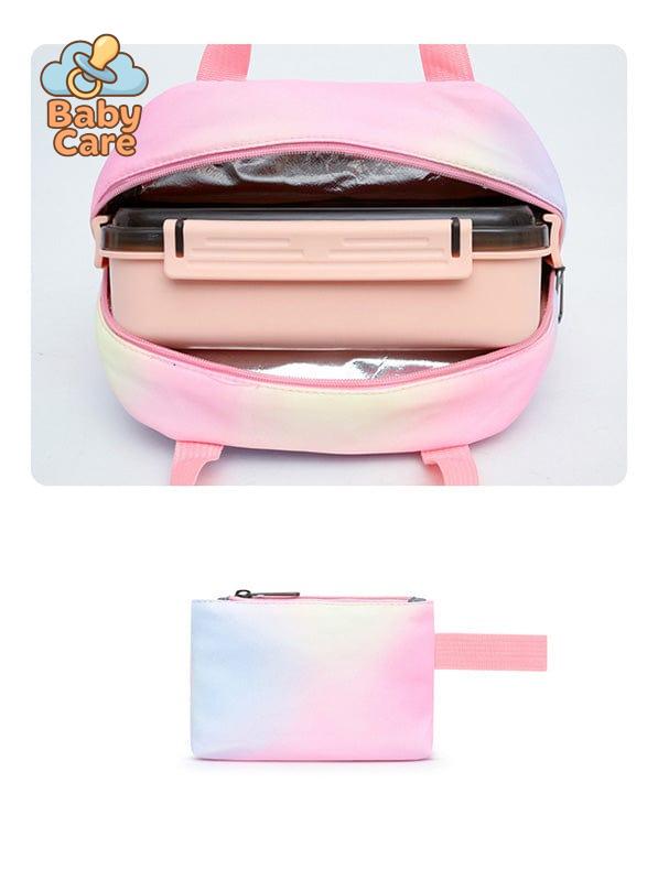 Cartable Stitch Coloré avec Boite à Lunch et Trousse - détail du produit