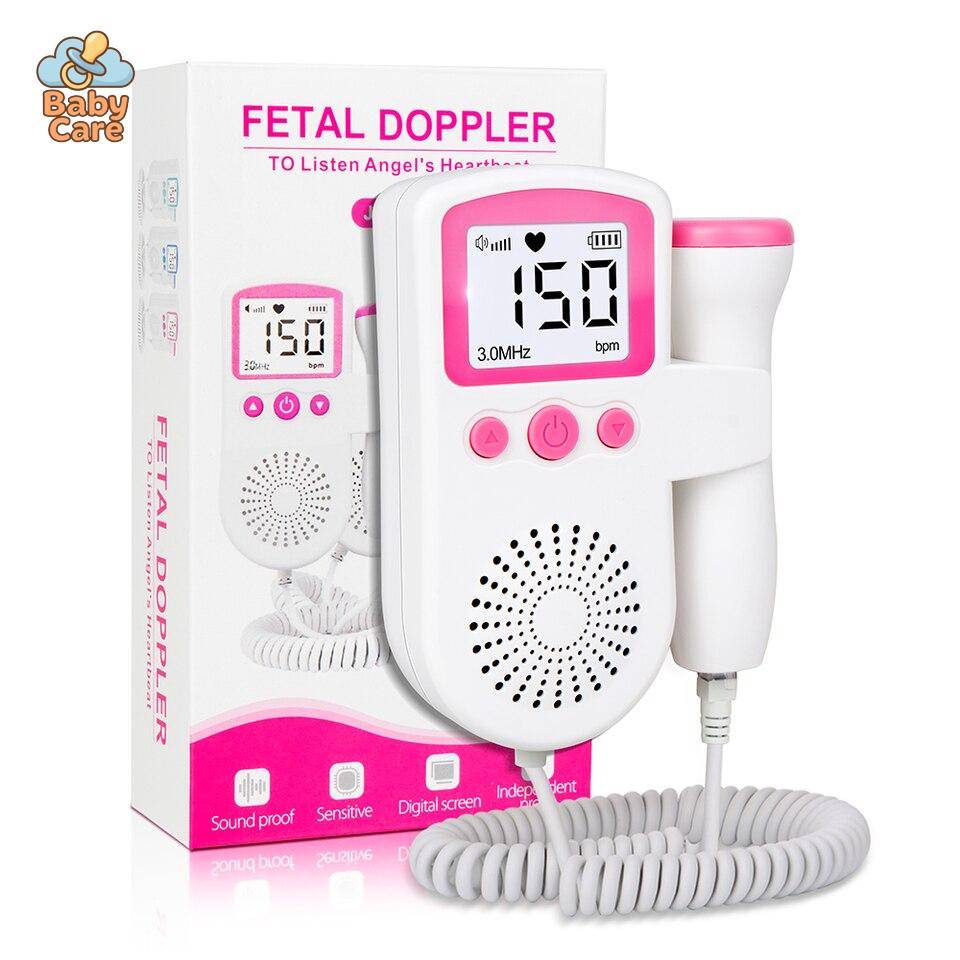 Doppler Fœtal – Appareil portable pour écouter les battements du cœur de bébé - vue de face