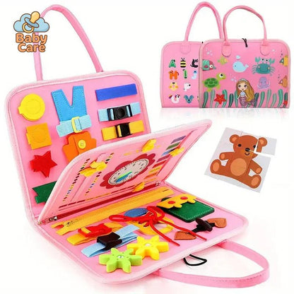 Planche d’activité jouet éducatif Montessori - zoom sur la matière