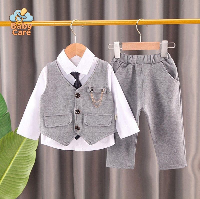 Costume 3 pieces élégant bébé - packaging du produit