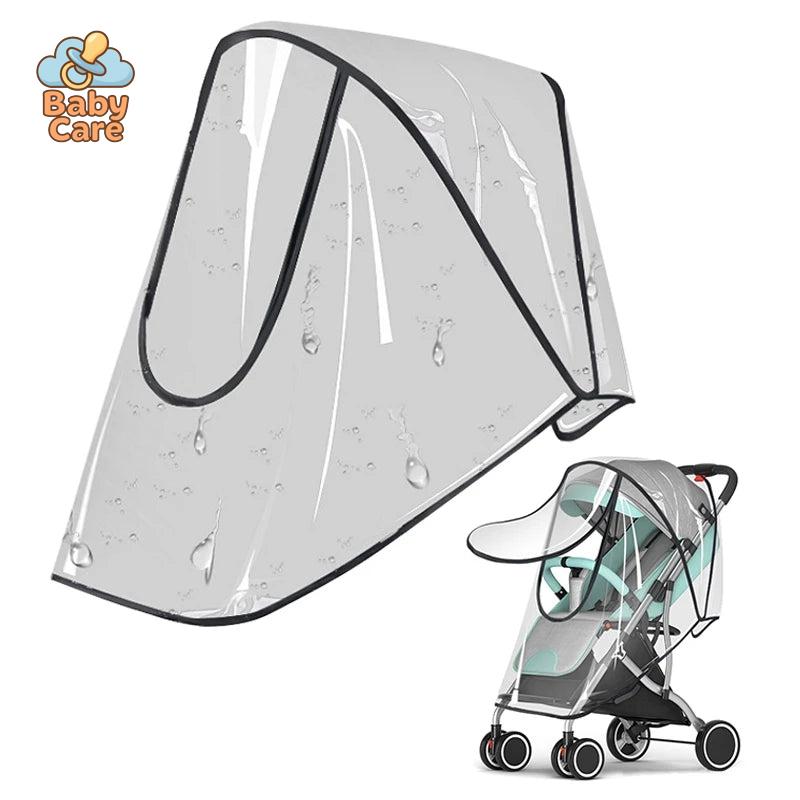Protection de pluie – Housse de poussette imperméable pour bébé - vue de profil