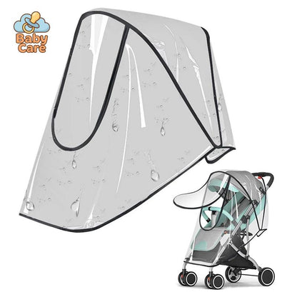 Protection de pluie – Housse de poussette imperméable pour bébé - vue de profil