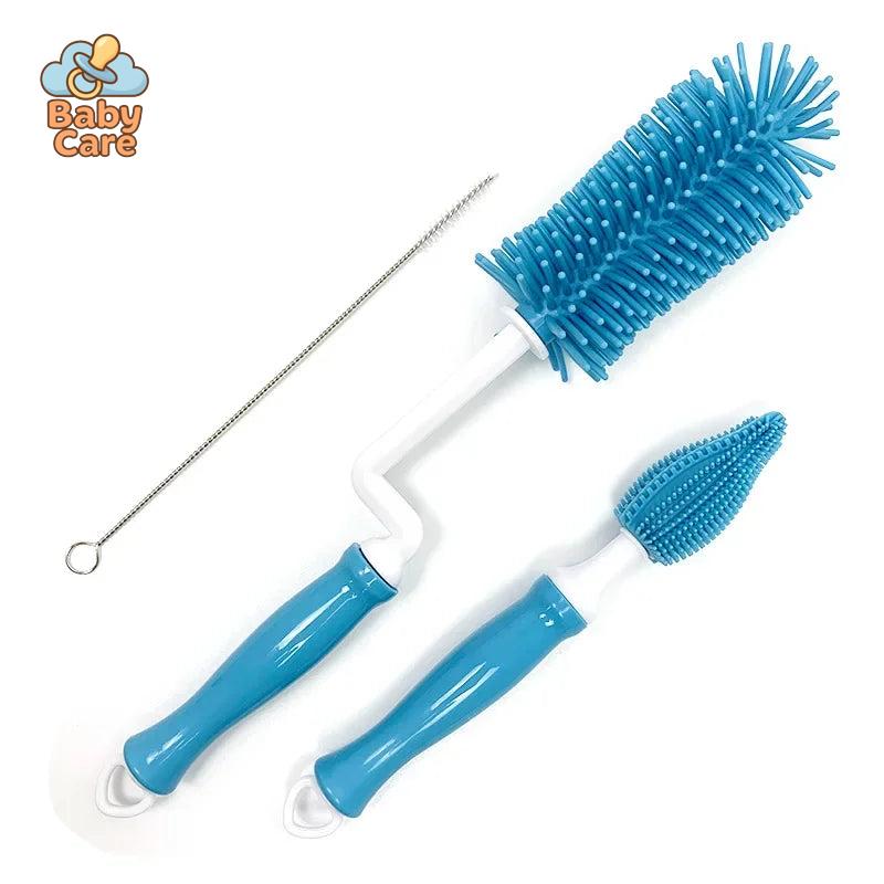 Ensemble de brosse à biberon et tétine – Goupillon à biberon - détail du produit