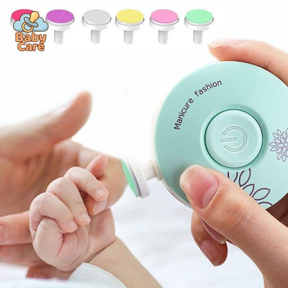 Coupe ongle bébé électrique 6-en-1 - vue de profil