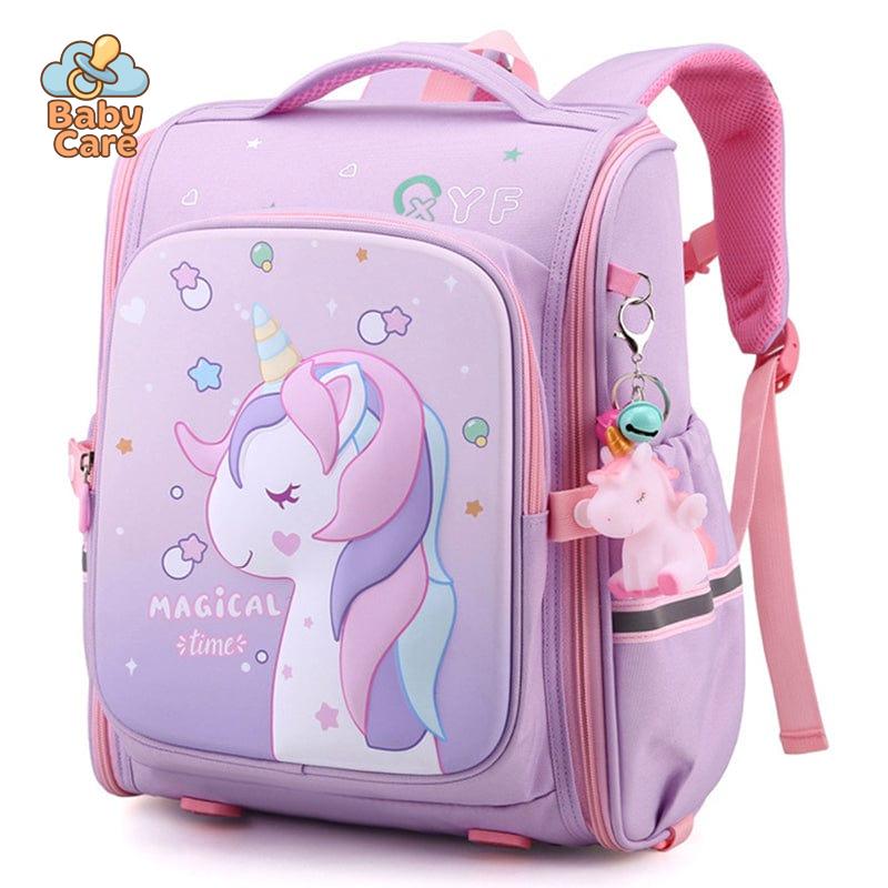 Cartable licorne nouvelle collection - vue de profil