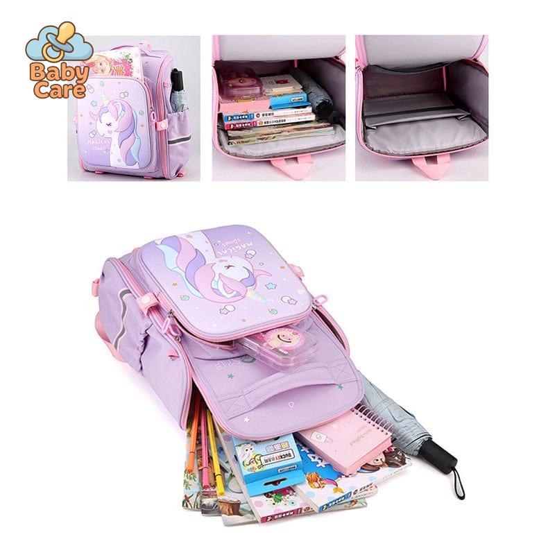 Cartable licorne nouvelle collection - zoom sur la matière