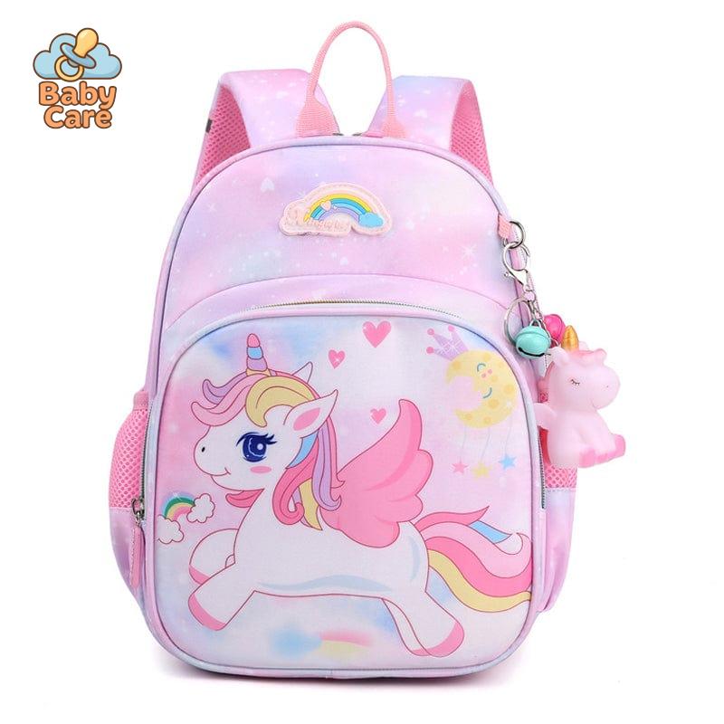 Cartable licorne confort pour le dos - zoom sur la matière