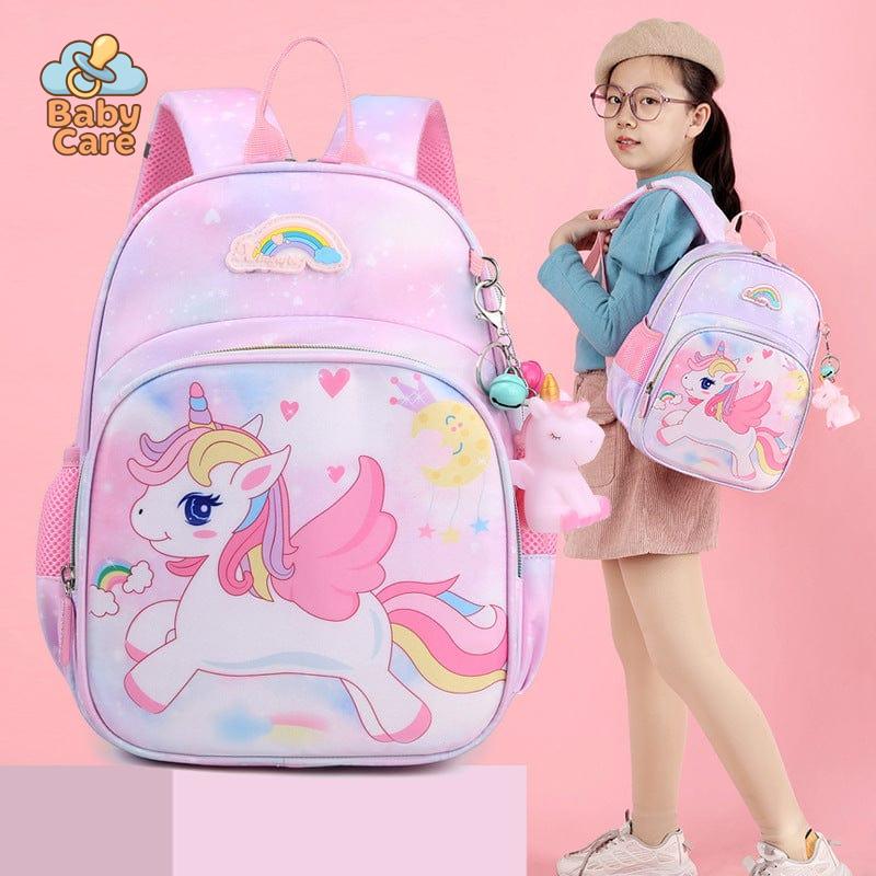 Cartable licorne confort pour le dos - vue de profil