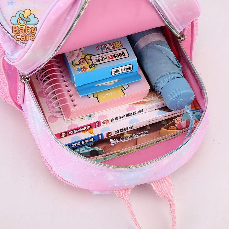 Cartable licorne confort pour le dos - photo lifestyle