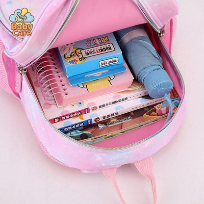 Cartable licorne confort pour le dos - photo lifestyle