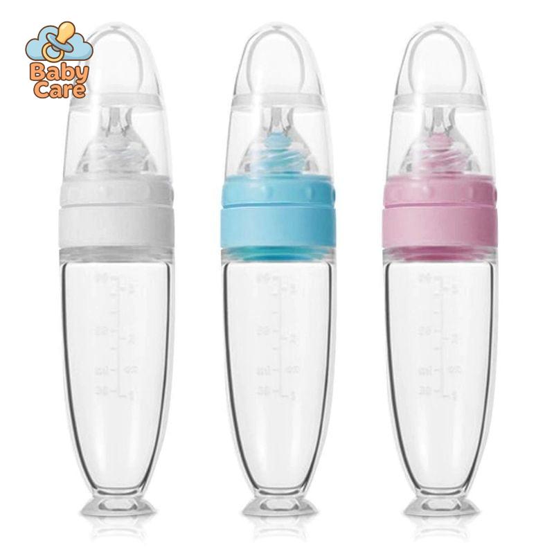 Biberon Cuillère Anti-Fuite |  Baby Care - vue de profil