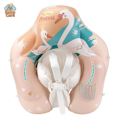 Bouée pour bébé Rose avec ombrelle – flotteur pour bébé - zoom sur la matière