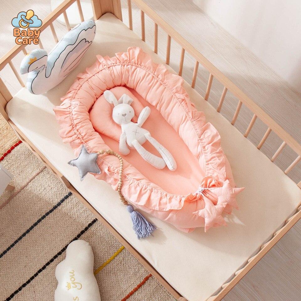 Réducteur de lit bébé – nid bébé en coton - détail du produit