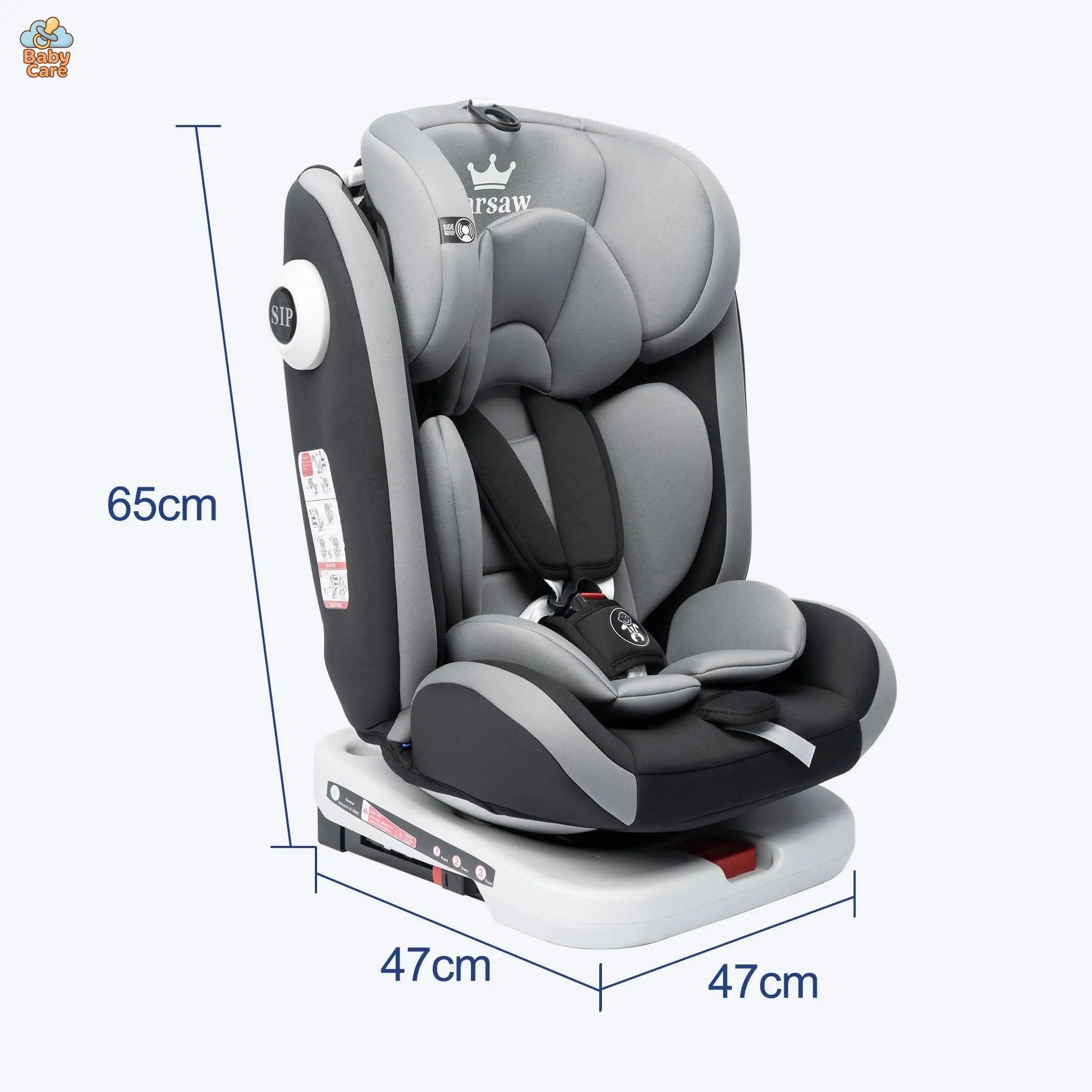 Siège auto Isofix Pivotant - packaging du produit