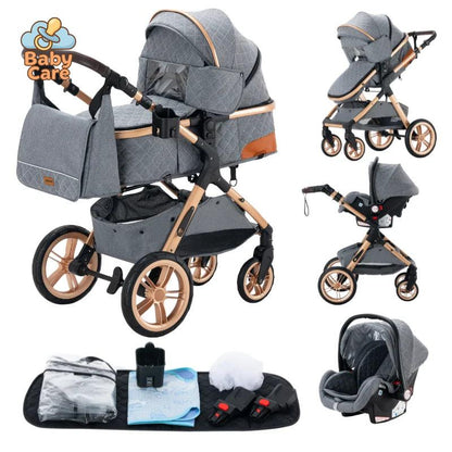 Poussette trio 3 en 1 Dernière génération – Poussette, Landau, Siège Auto et ses accessoires - détail du produit