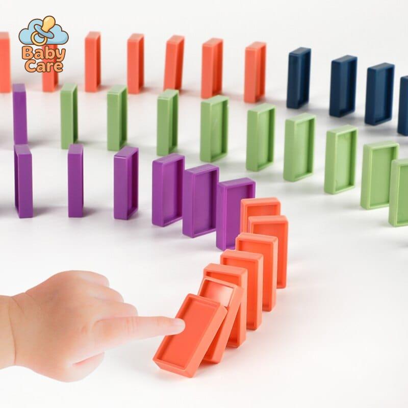 Train domino automatique - zoom sur la matière