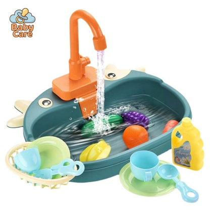 Aqualuxe : L'Évier Magique des Mini-Chefs - utilisation en situation