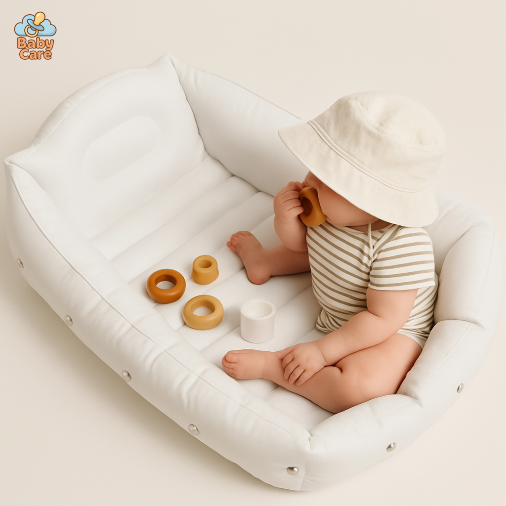 Baignoire gonflable bébé - vue de face