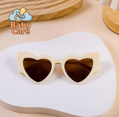 Lunettes de soleil bébé vintage en forme de cœur - photo 20