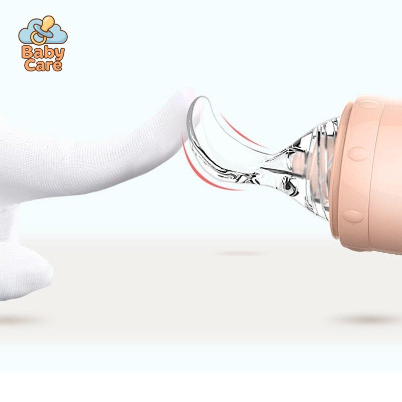 Biberon Cuillère Anti-Fuite |  Baby Care - zoom sur la matière