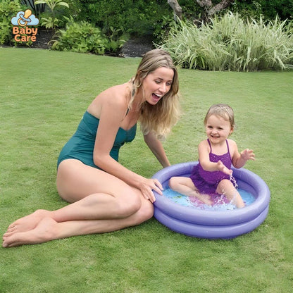 Piscine gonflable pour bébé fond imprimé - zoom sur la matière