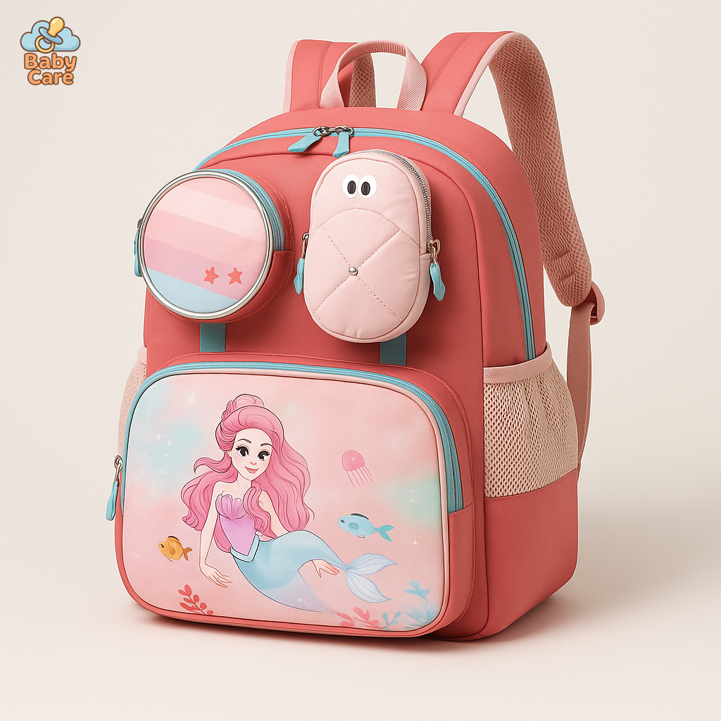 Cartable 28cm rangement pratique mignon - vue de face