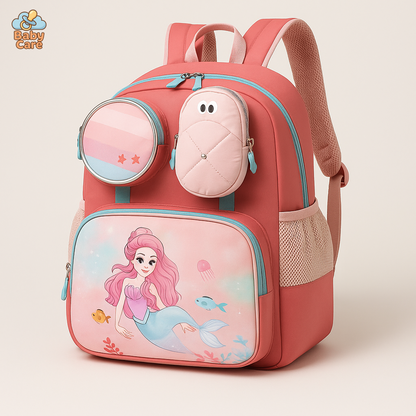Cartable 28cm rangement pratique mignon - vue de face