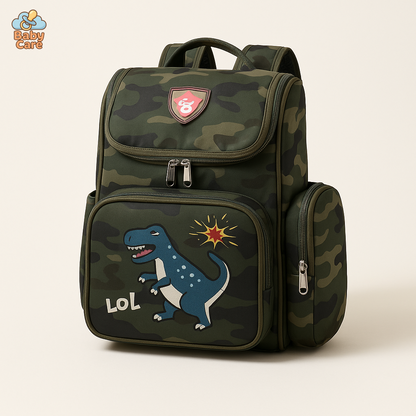 Cartable 39cm Dinosaure Aventure - vue de face