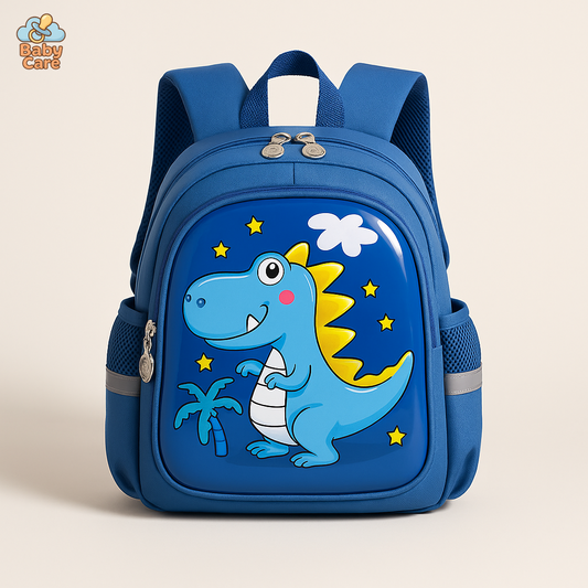 Cartable dinosaure 3D 2 à 6 ans - vue de face