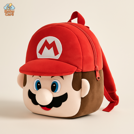 Cartable Mario 3D en Peluche - vue de face