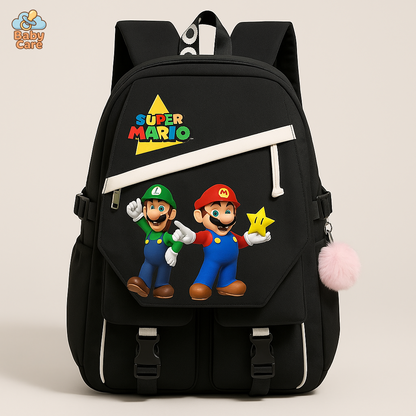 Cartable Mario Intelligent Grande Capacité - vue de face