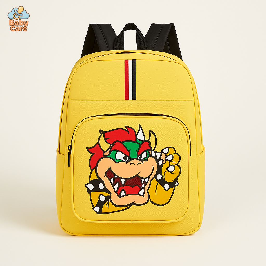 Cartable Mario Jeu Vidéo - vue de face