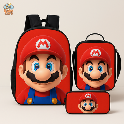 Cartable Mario ou Accessoires - vue de face