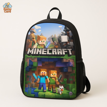Cartable Minecraft Scènes du Jeu - vue de face