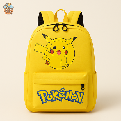 Cartable Pokemon Coloré Grande Capacité - vue de face