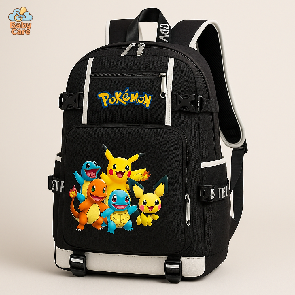 Cartable Pokemon Pikachu Spécial - vue de face