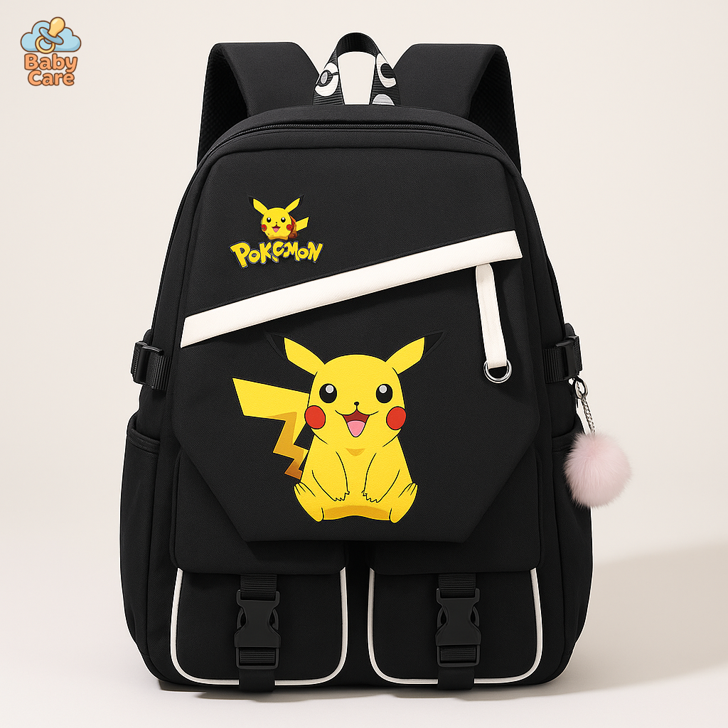 Cartable Pokemon Pratique et Confortable - vue de face