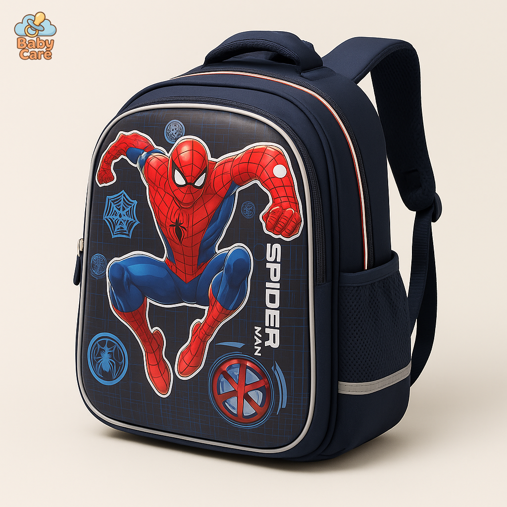 Cartable Spiderman Ultra Léger et Confortable - vue de face