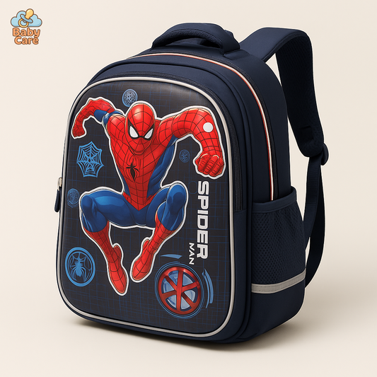 Cartable Spiderman Ultra Léger et Confortable - vue de face