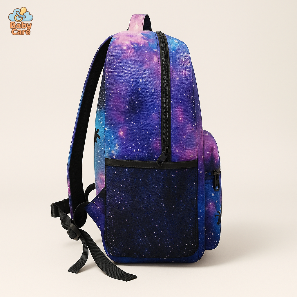 Cartable Stitch Galaxie Romantique - vue de face