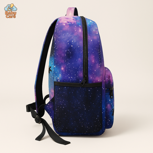 Cartable Stitch Galaxie Romantique - vue de face