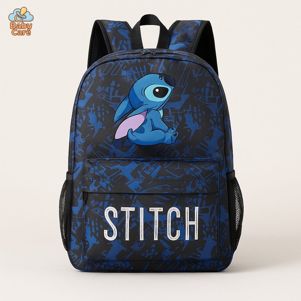 Cartable Stitch Motifs Imprimés Haute Qualité - vue de face