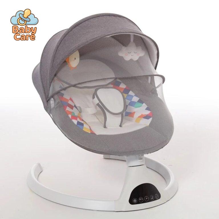 Chaise longue électrique pour bébé – Transat Balancelle bébé - vue de profil