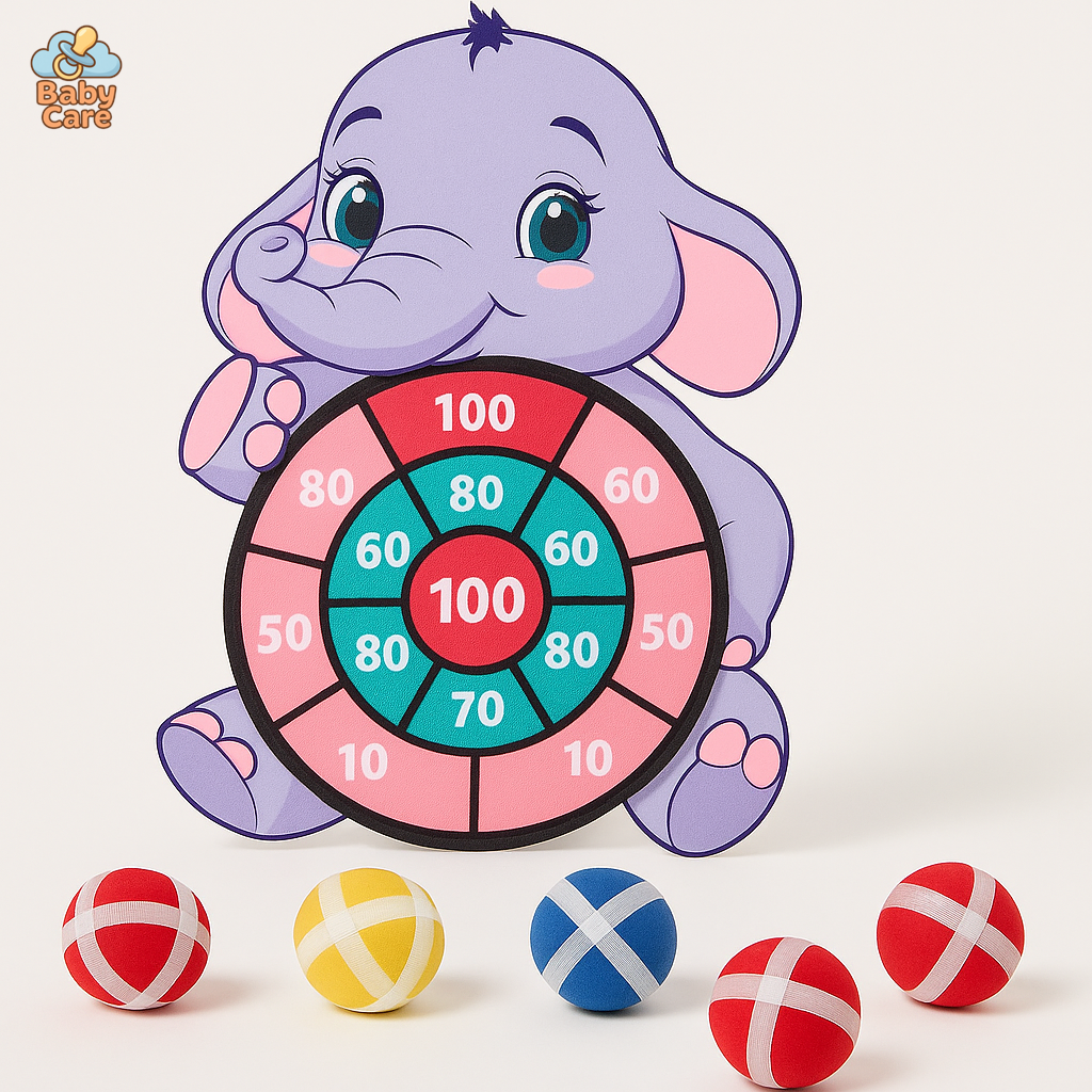 Ciblette Animaux - Jeu de fléchette montessori - vue de face